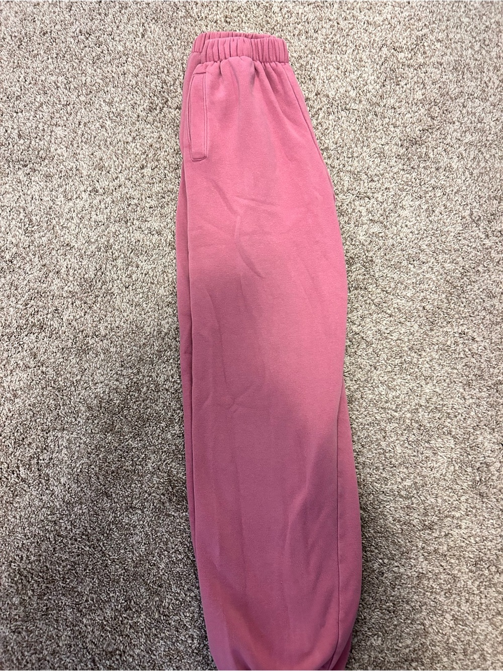 GAP Dusty Rose Elastic Waist Track Joggers